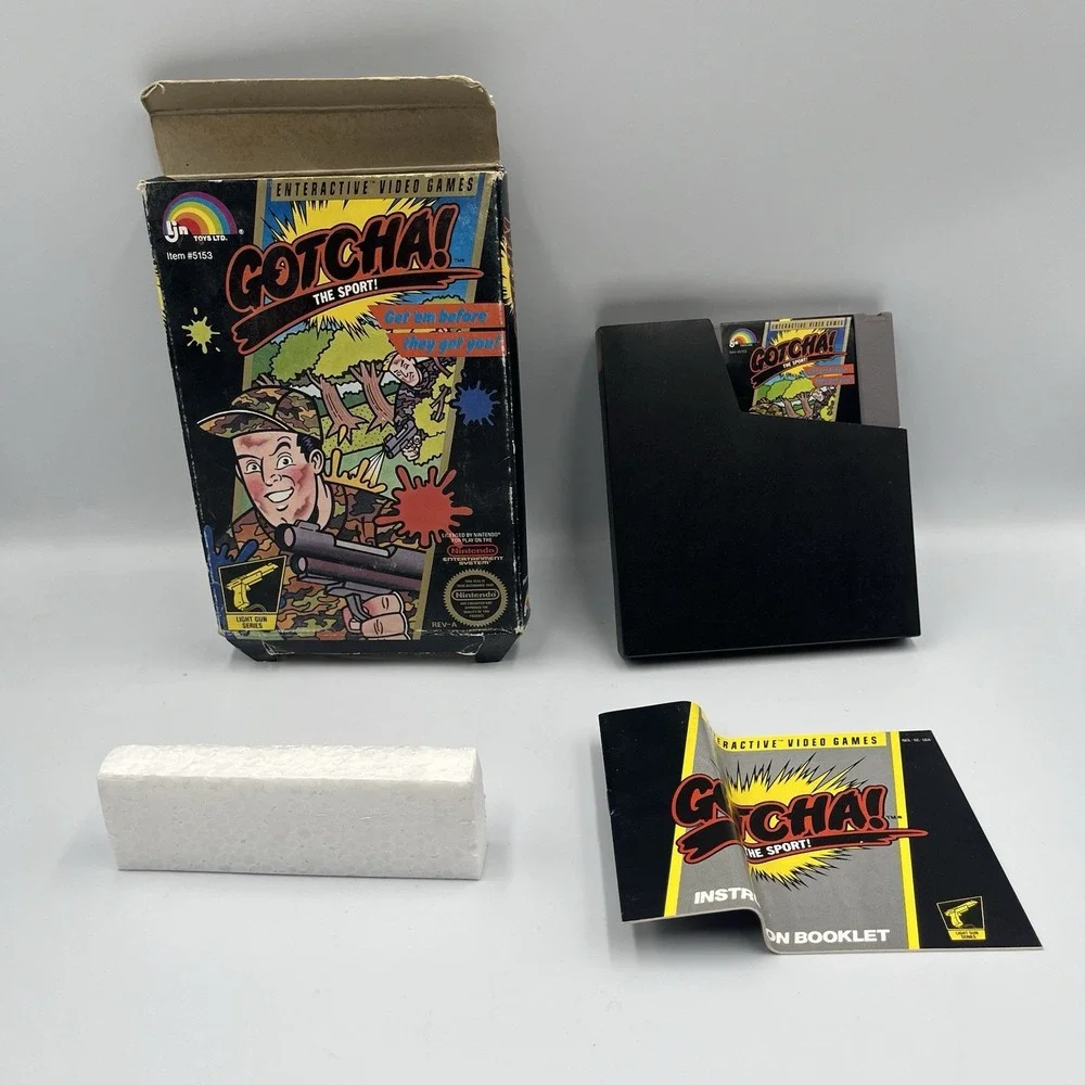 Nintendo NES Gotcha! The Sport! (1987) CIB Complete Tested